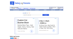 Desktop Screenshot of forums.salary.sg