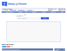 Tablet Screenshot of forums.salary.sg